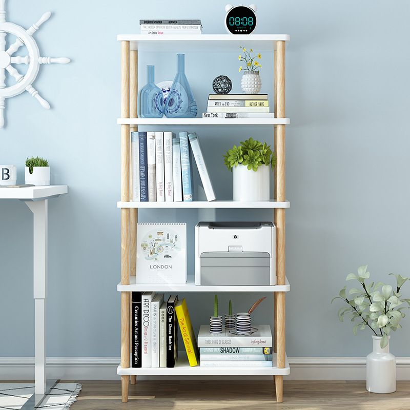 Modern Etagere Wooden Book Shelf Open Shelf Bookcase for Home