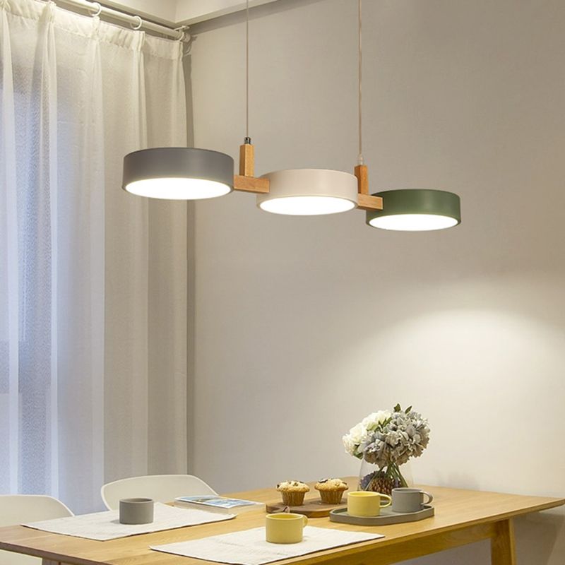 Metal Island Chandelier Lights Modern Pendant Light Fixtures for Dining Room