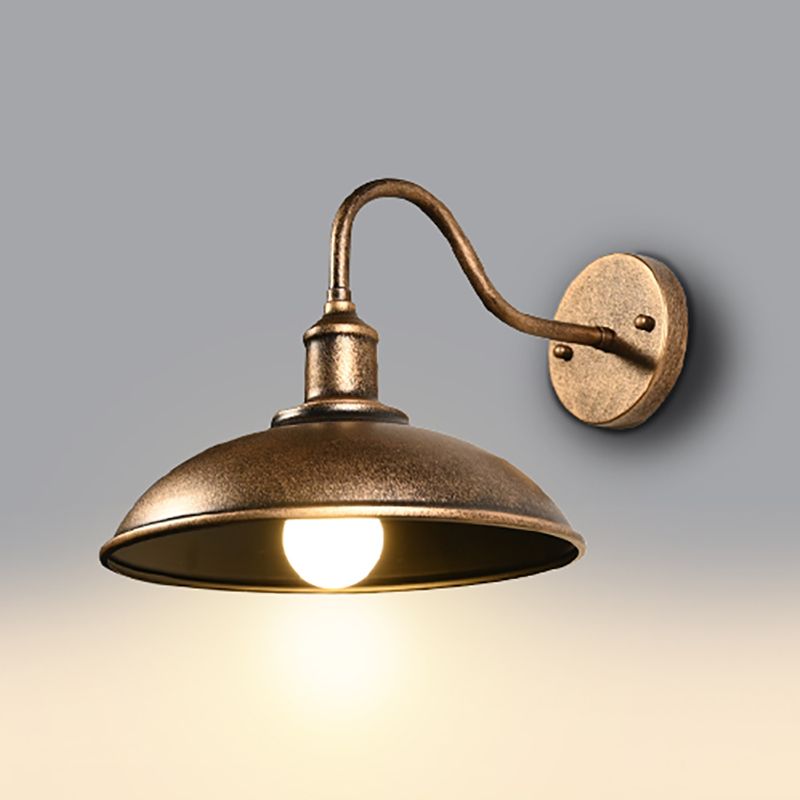 Stile industriale semplicità murale sconceptway portico di illuminazione in metallo