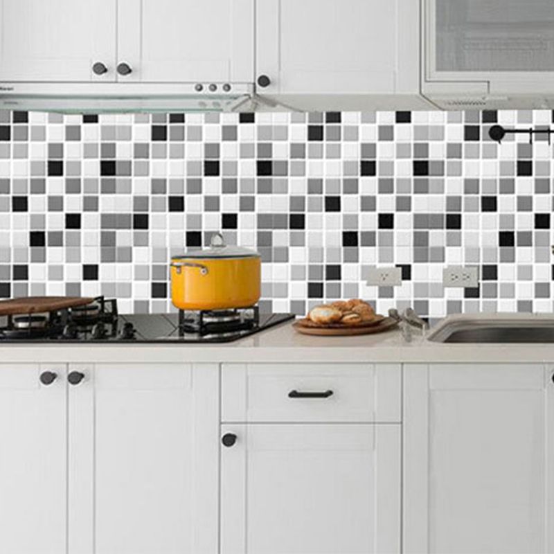 Waterproof Peel & Stick PVC Mosaic Tile Mosaic Tile Wallpaper