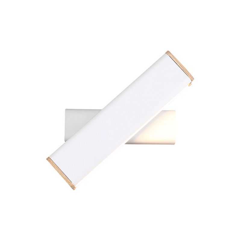 Luci di scarpa rettangolare in metallo MODERNO MODERNA 1 Fissature per illuminazione da parete