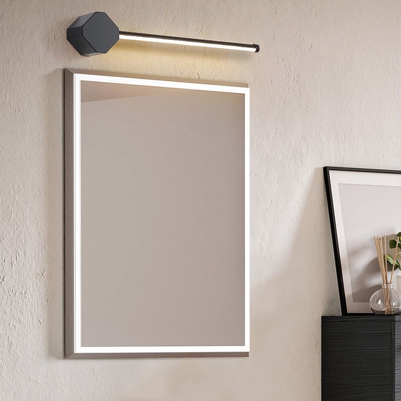 Modern Minimalist Style Linear Vanity Sconce Lights Metal 1 Light Bar Light