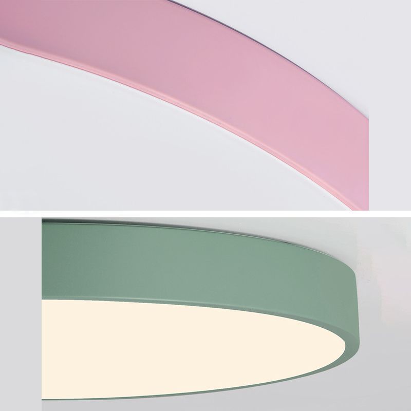 Luces led de montaje de montaje de descarga circular de acrílico