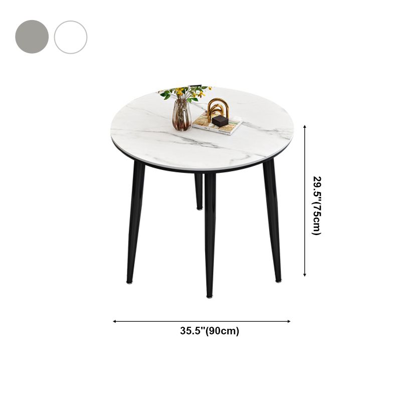 Mesa de comedor de piedra Mesa de comedor de estilo industrial para comedor