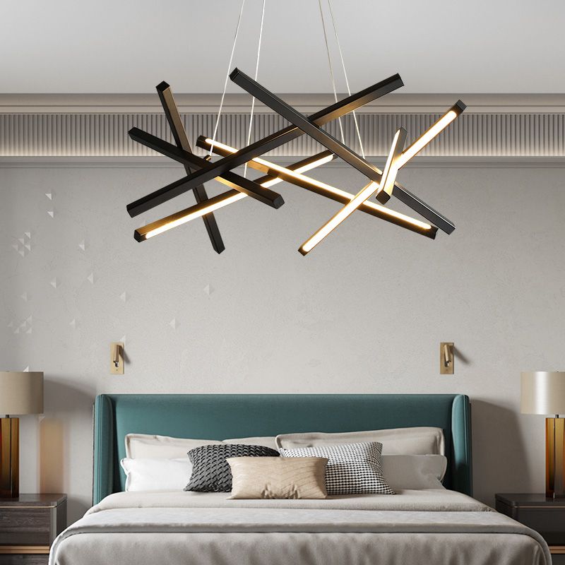 Accesorio de lámpara de lámpara de lámpara múltiple simple Luz colgante de lámparas LED para dormitorio
