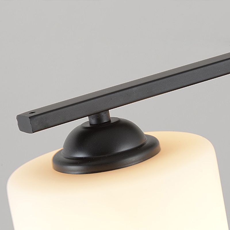 Modern Style Cylinder Chandelier Light Glass 3 Lights Hanging Ceiling Light