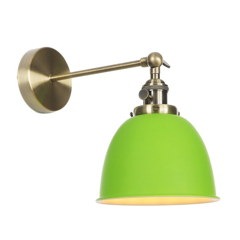 1 Glühbirnenkaum Schattenlampe Industrie Schwarz/Grau/Weiß -Metall -Wandmontage Licht für Schlafzimmer