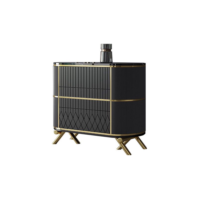 Glam Lingerie Chest Stone Vertical Storage Chest with Drawers for Bedroom