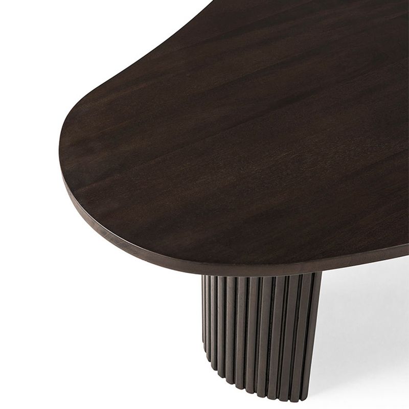 Modern Single Coffee Table No Distressing Solid Wood Bunching Tables