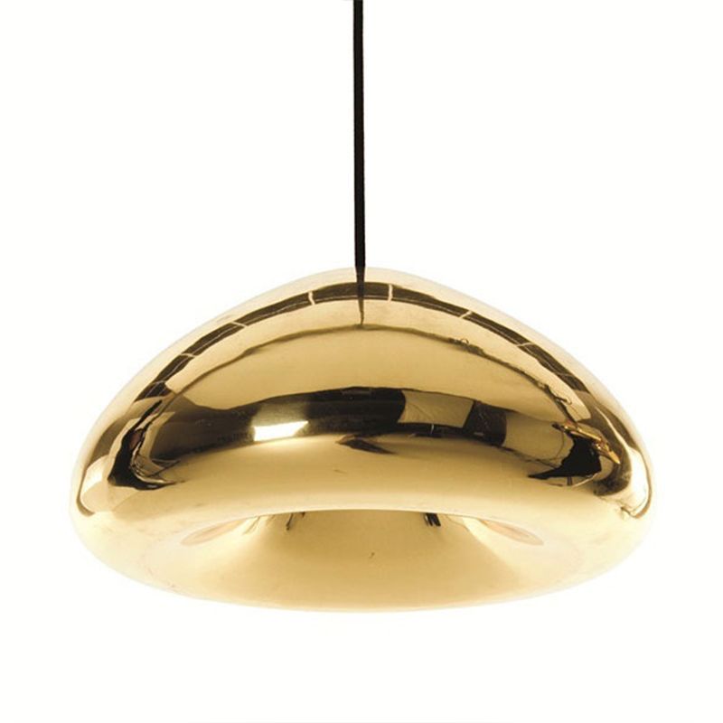 Lumo sospeso in vetro a specchio 1 Lampada a sospensione in stile moderno leggero per soggiorno