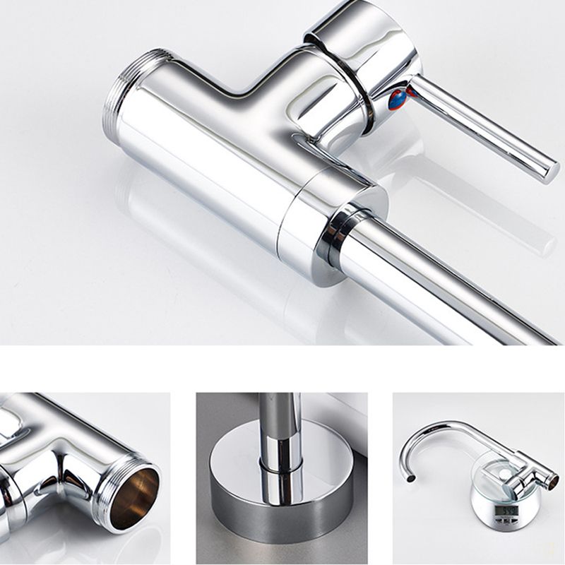 Modern Freestanding Bathtub Faucet One Handle Freestanding Tub Filler Trim