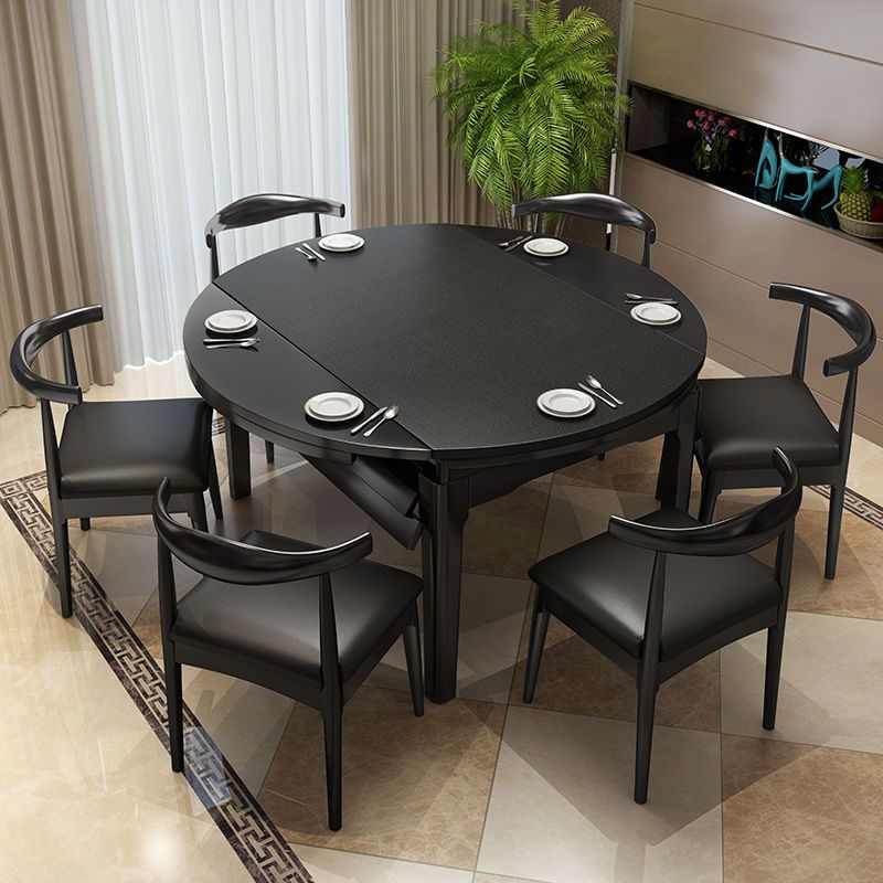 Modern Stone Scalable Dining Table Rubber Base for Dining Room