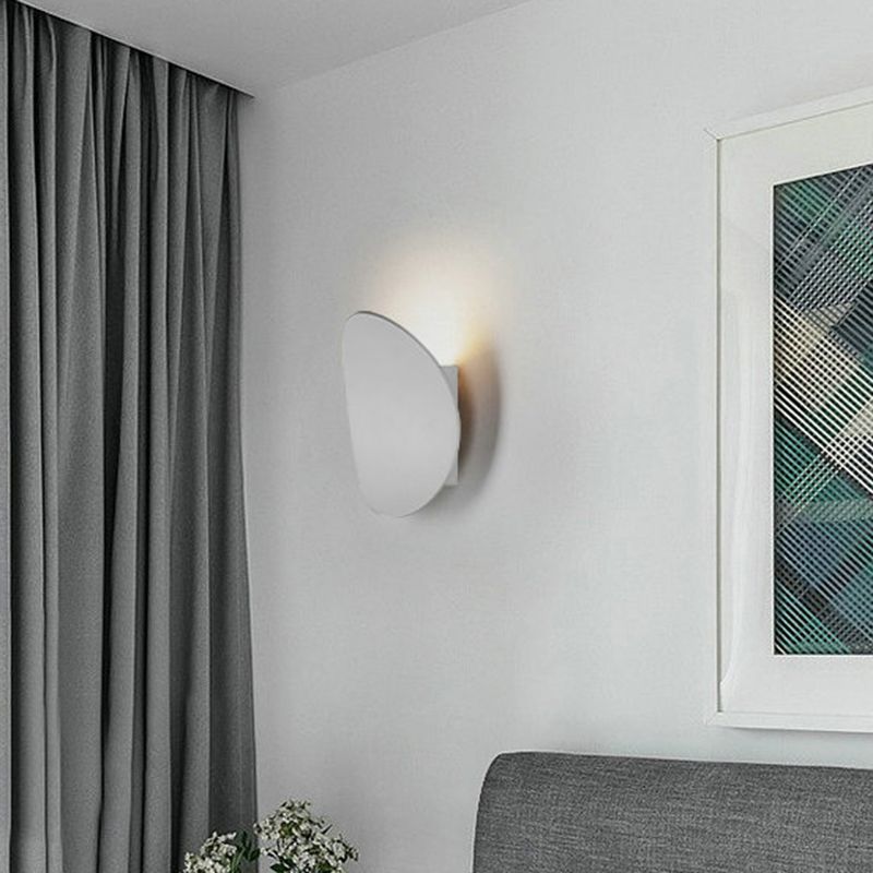 Illuminazione a parete ombreggiata per illuminazione da parete in metallo in metallo a led in metallo per camera da letto