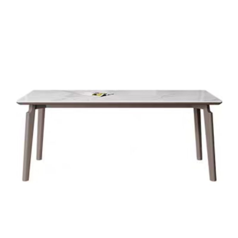 Modern 1/4/5/6 Pieces Rectangle Dining Set Sintered Stone Top Dinette Table Set