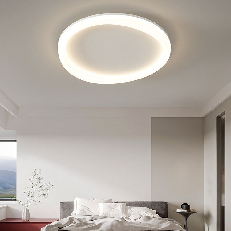Modern Ceiling Light White LED Flush Mount Lighting for Bedroom
