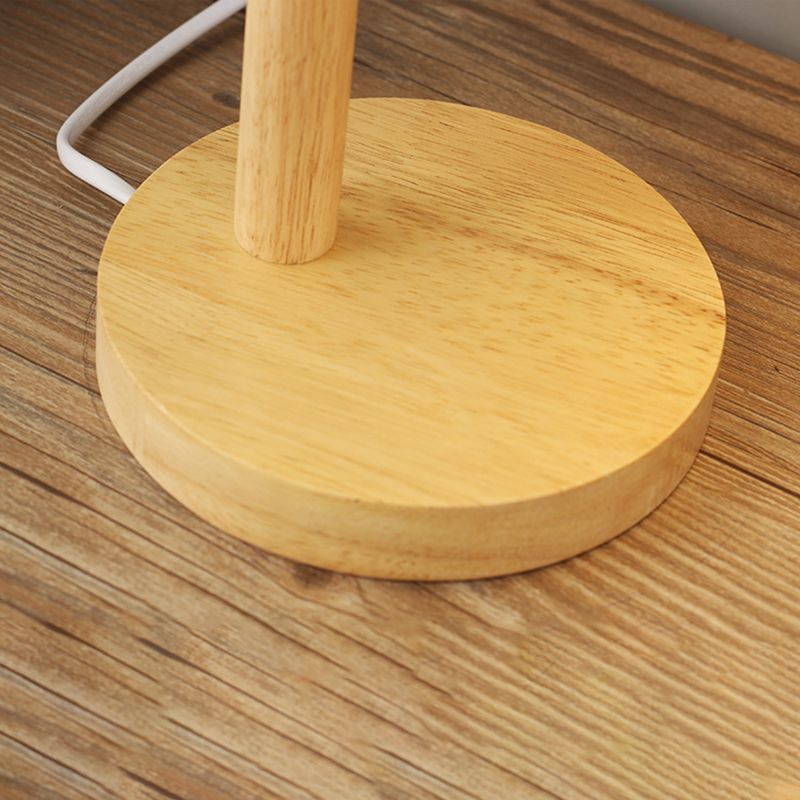 Macaroon Style Night Table Lamps Bell 1-Light Nightstand Lights with Metal Shade for Bedroom
