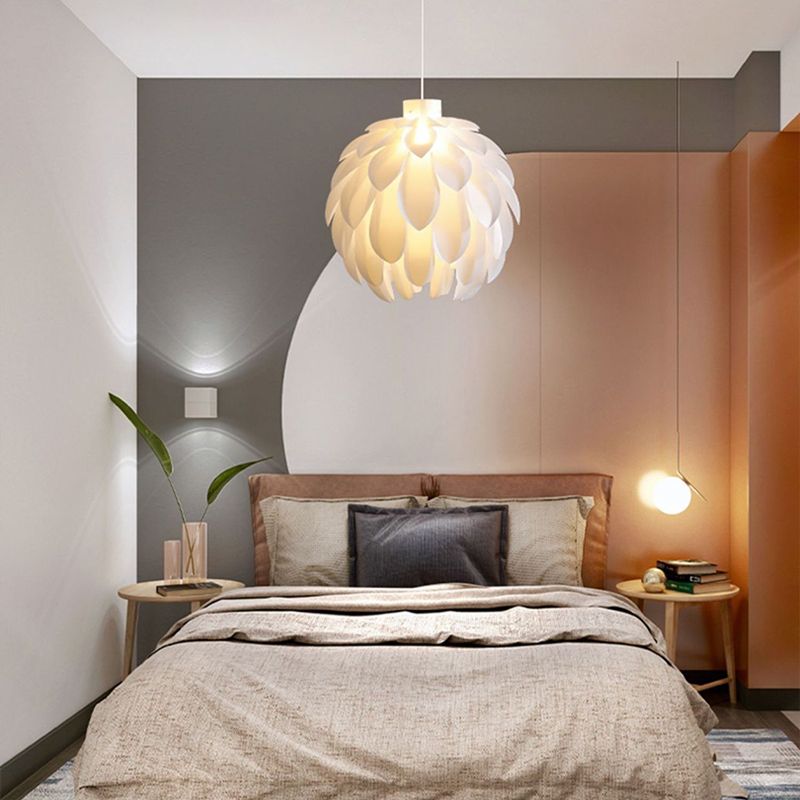 Moderne einfache Stil Anhänger Leichtes Einbirnen -Wohnzimmer Hängende Beleuchtungsanlage