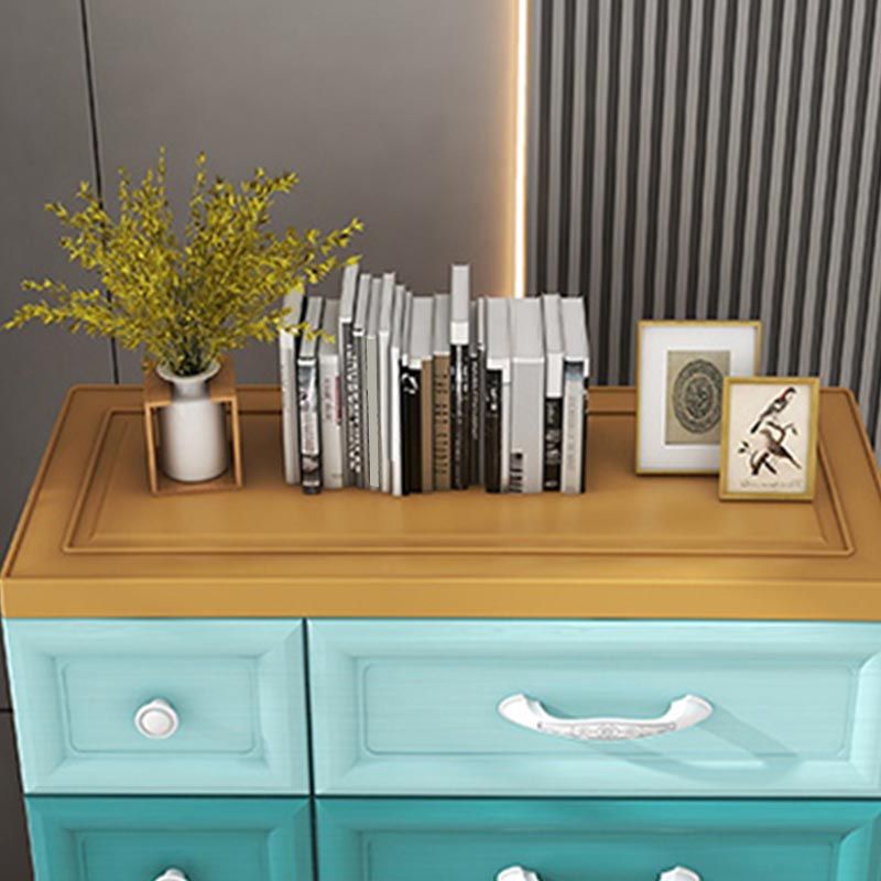 10-drawer Storage Cabinet Contemporary Plastic Wardrobe Armoire