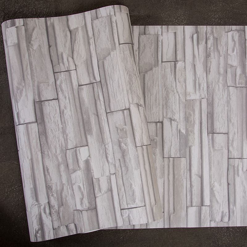 33' by 20.5" Nostalgic Rustic Brick  Non-Pasted Wallpaper of Industrial Style