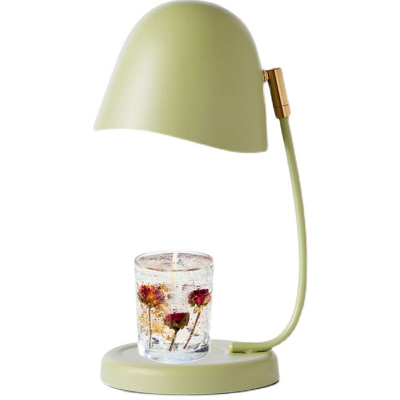 Modern Simple Table Lamp Colorful Egg Shape Table Light for Bedroom (Candle Not Included)