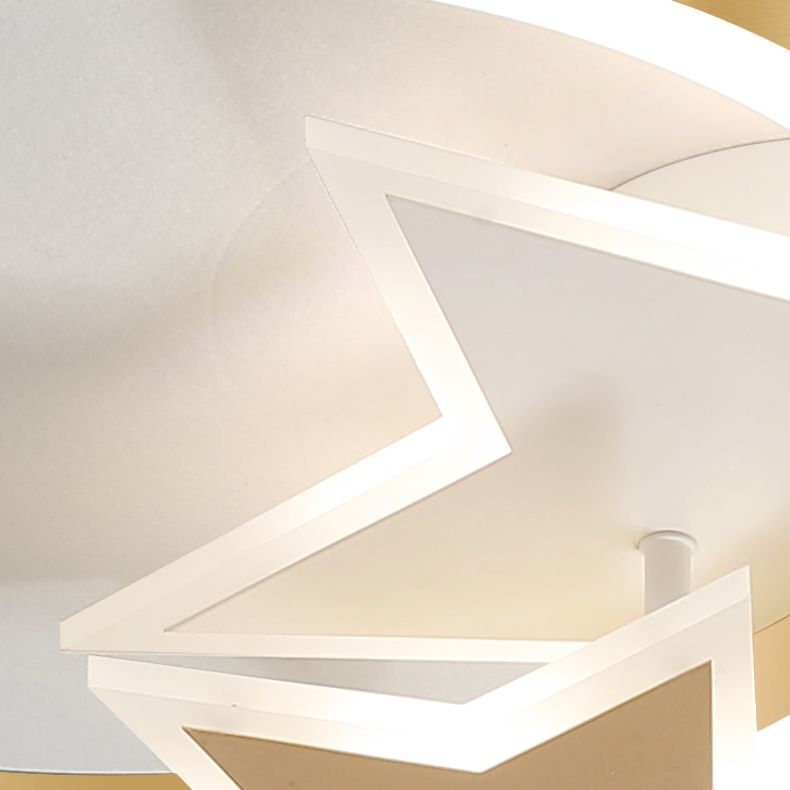 Children Ceiling Mount Light LED Ceiling Light with Acrylic Shade for Bedroom