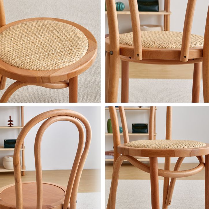 La madera de haya del estilo moderno preside el lado trasero de Windsor que cena el sistema de la silla de la cocina