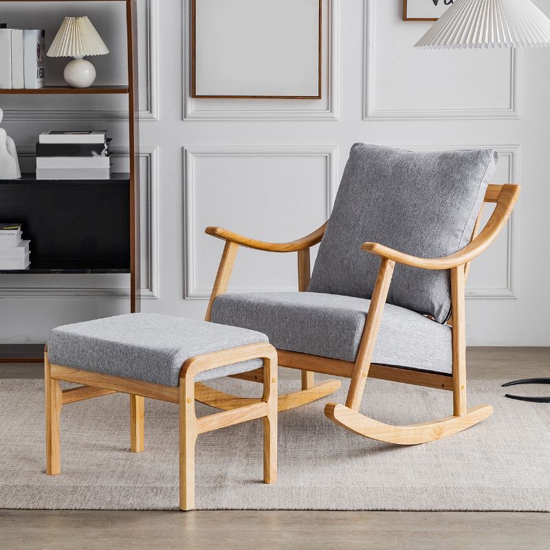 25.19" Wide x 32.28" Deep Lounge Accent Chair with Sled Base and Pillow Back