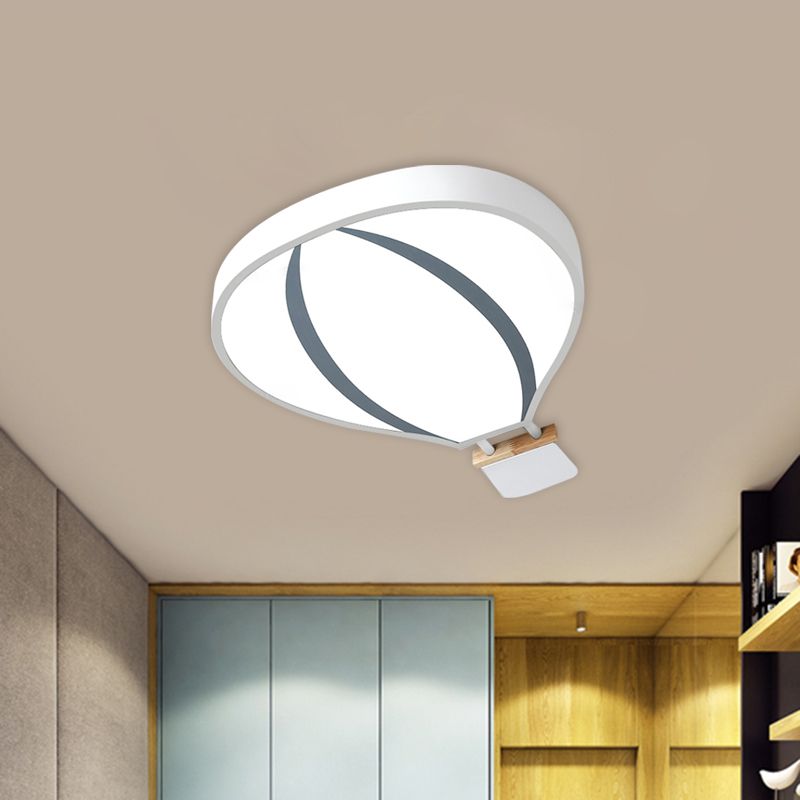 Lampada da incasso del palloncino dell'aria calda acrilica Nordic LED in bianco/grigio/verde per la camera da letto del bambino