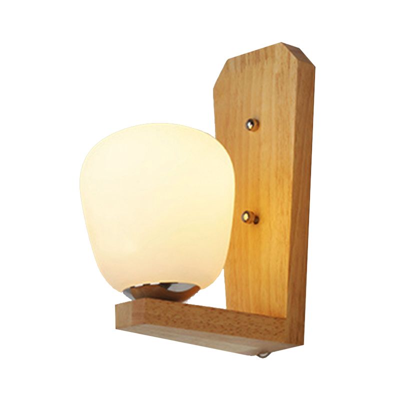 1 a forma di palla leggera Lightplepce lampada in vetro giapponese in vetro in bianco per la sala da pranzo dell'hotel