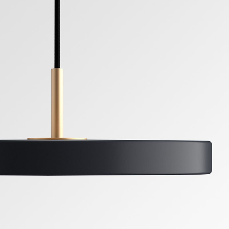 Forme circulaire de style moderne Hanging Light Metal 1 Light Hanging Lamping for Restaurant