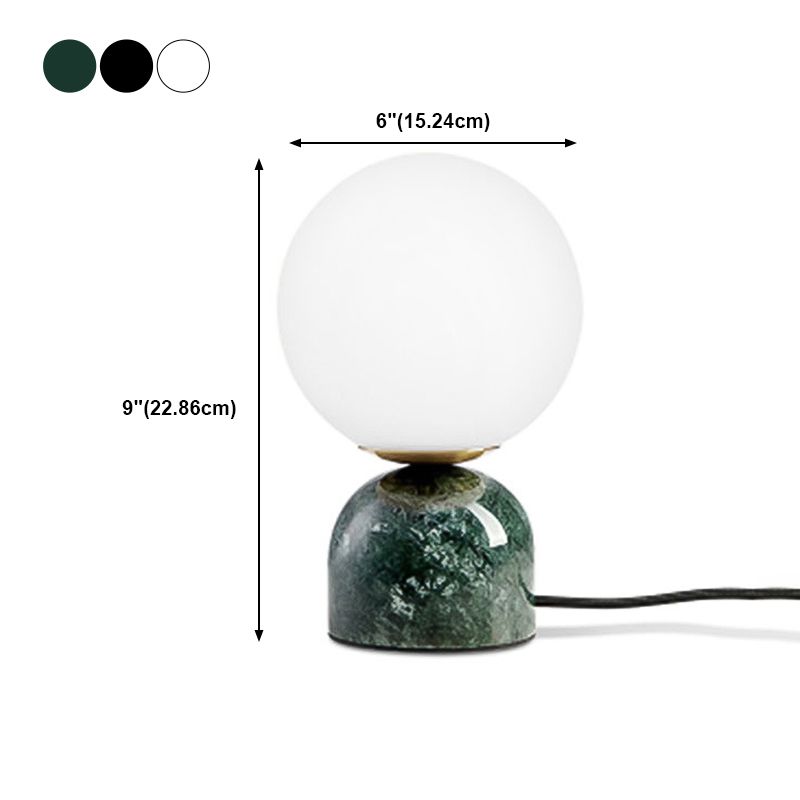 1 Light Geometric Night Table Lamp Modern Style Glass Table Lamps