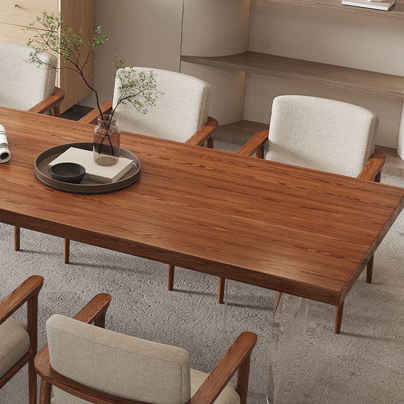 Industrial Rectangle Pine  Dining Table 1/5/7 Pieces Dining Set for Dining Room