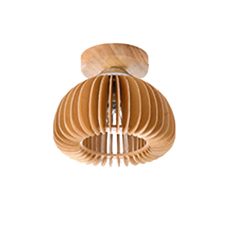 Modern Style Flush Mount Wood Flush Mount Lighting for Dining Room
