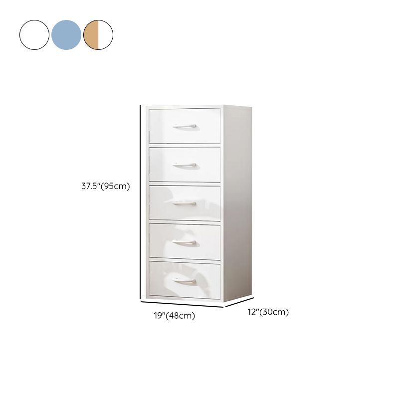 Contemporary Simple Rectangular Wood Cabinet with Doors and Drawers