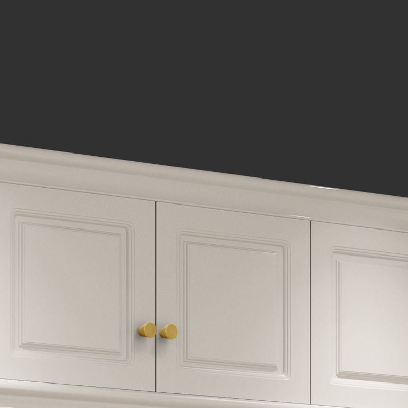 Modern Style Wooden Wardrobe White Colour Soft Close Drawer Wardrobe Closet