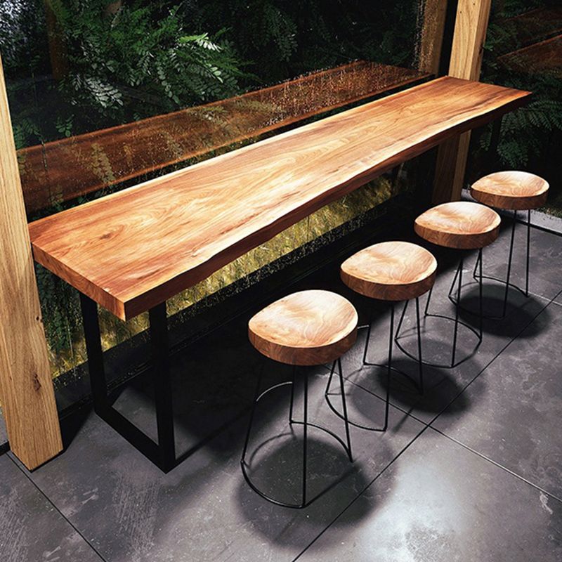 1/2/5 Pieces Bar Set with Backless Stools Metal Glam Pub Table Set for Small Places