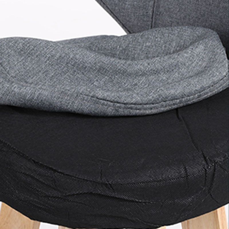 Backorst moderno sgabello da bar in legno con bancone rotabile con cuscino e pedale