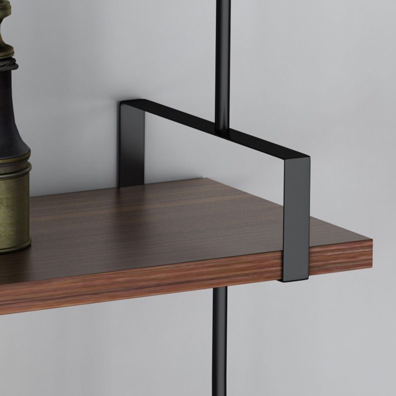 Libreria in metallo in stile industriale libreria montata a parete per home office