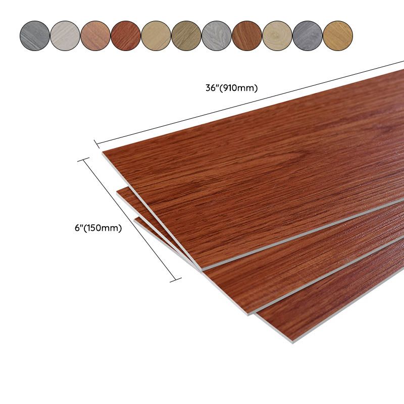 Waterproof PVC Flooring Fire Resistant Self-Stick Wooden Effect PVC Flooring