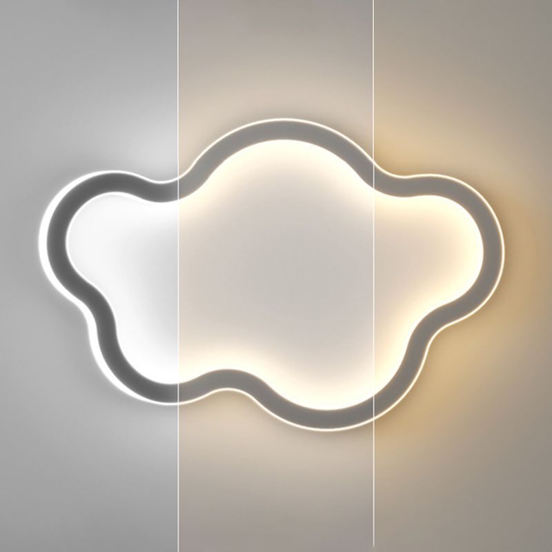 Metal Geometric Shape Wall Mount Lighting Modern 1-Light Wall Mounted Light Fixture
