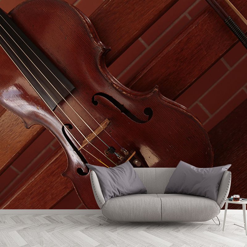 Violin Key Photography Horizontal Guitar Mural Decorative Eco-friendly for Home Decor