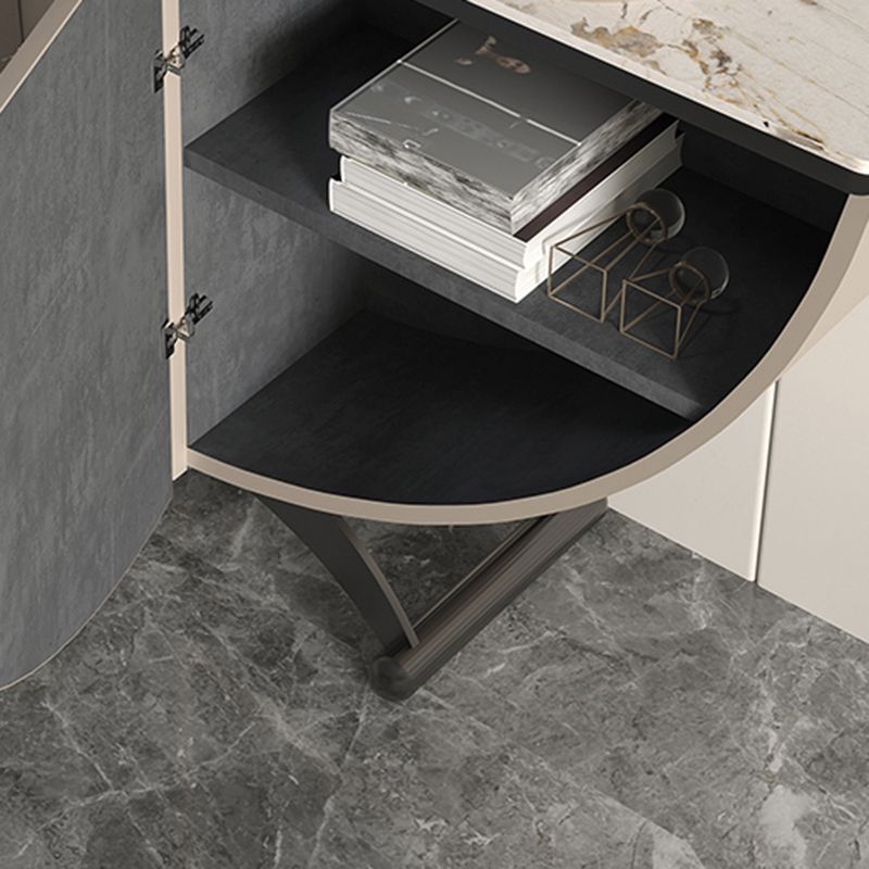 Scratch Resistant Cabinet No Distressing Stone 2 - Doors Accent Cabinet
