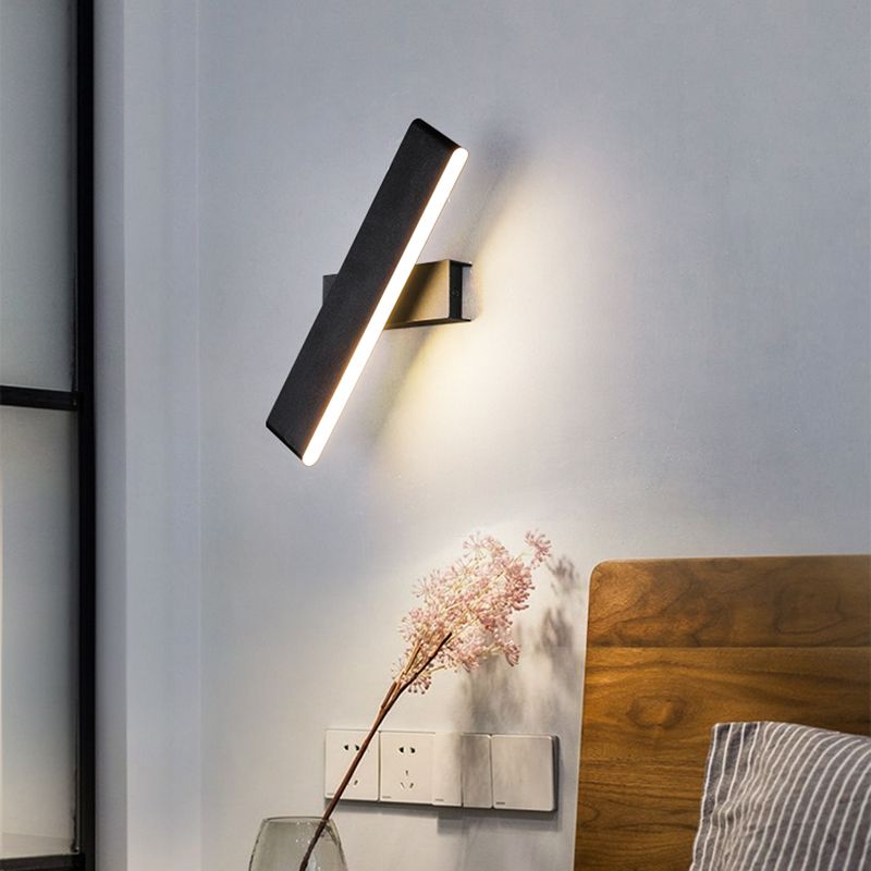 Rotatable kreative schwarze Flush Mount Wandleuchte Einfachheit Leuchte Leuchte