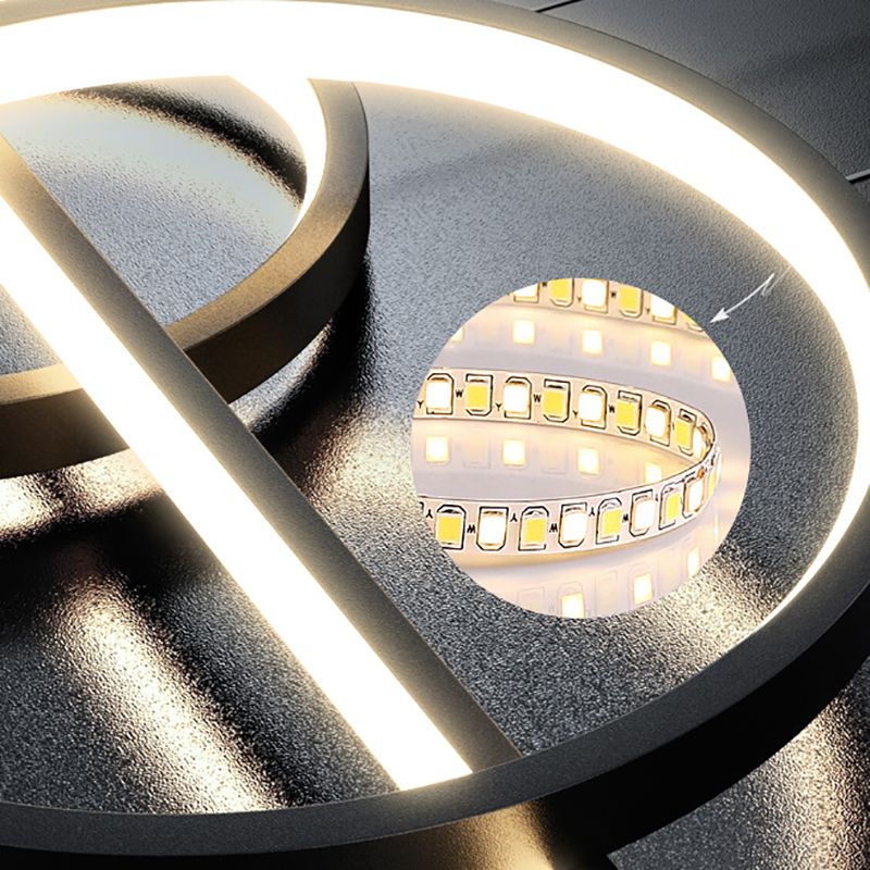 Modern Metal Track Light Multi-Head Restaurant Island Lighting Fixtures with Acrylic Shade