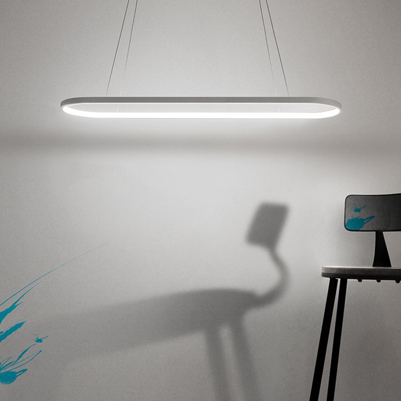 Moderne kroonluchters voor eetkamer ovaal plafond hanger licht metaal orb kroonluchter