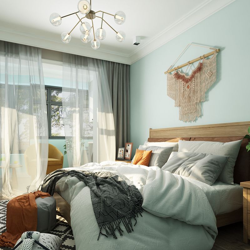 Self-Adhesive Solid Color Wallpaper Roll Minimalist PVC Wall Covering, 19.4-sq ft