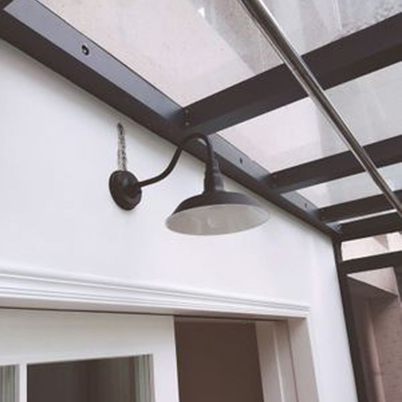 Metal Barn Wall Sconce Lighting Industrial Style 1 Light Wall Lamps