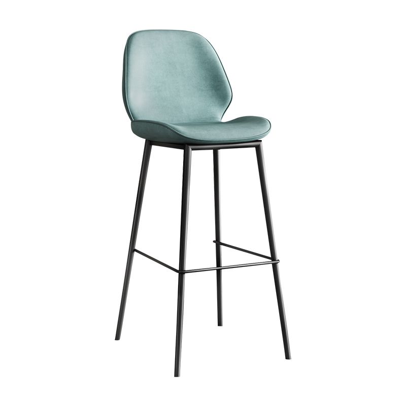 Industrial Bucket Counter & Bar Stool Footrest Metal Indoor Counter Chair