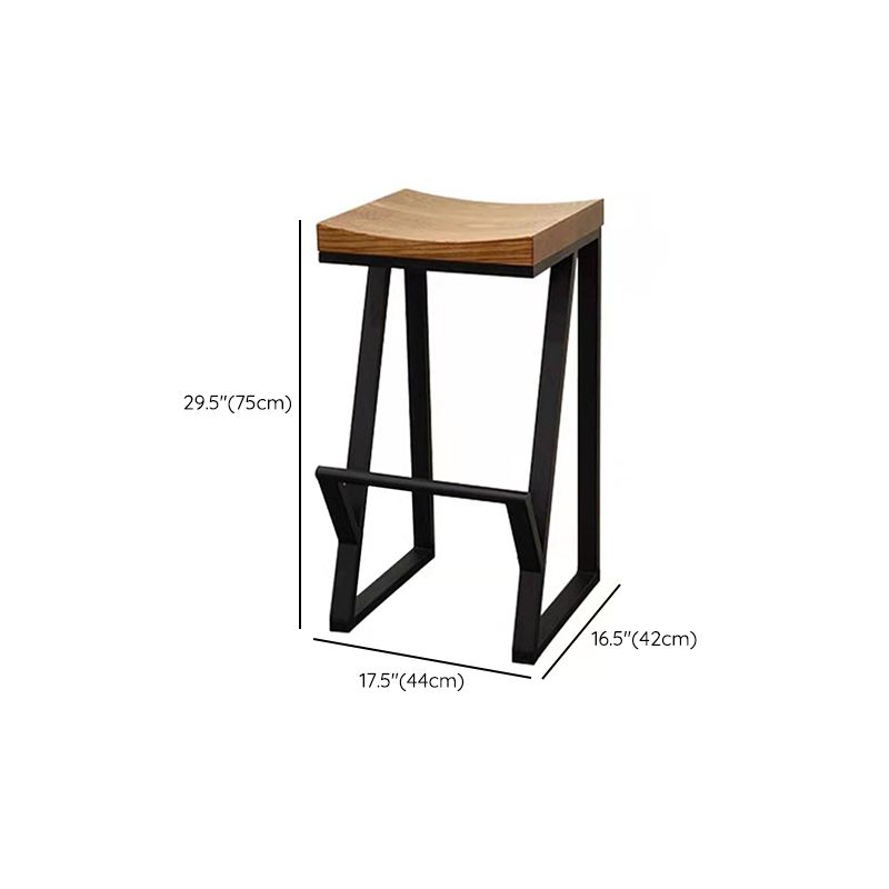 Industrial 1/5 Pieces Bar Table Set Pine Wood Counter Table with High Stools for Balcony