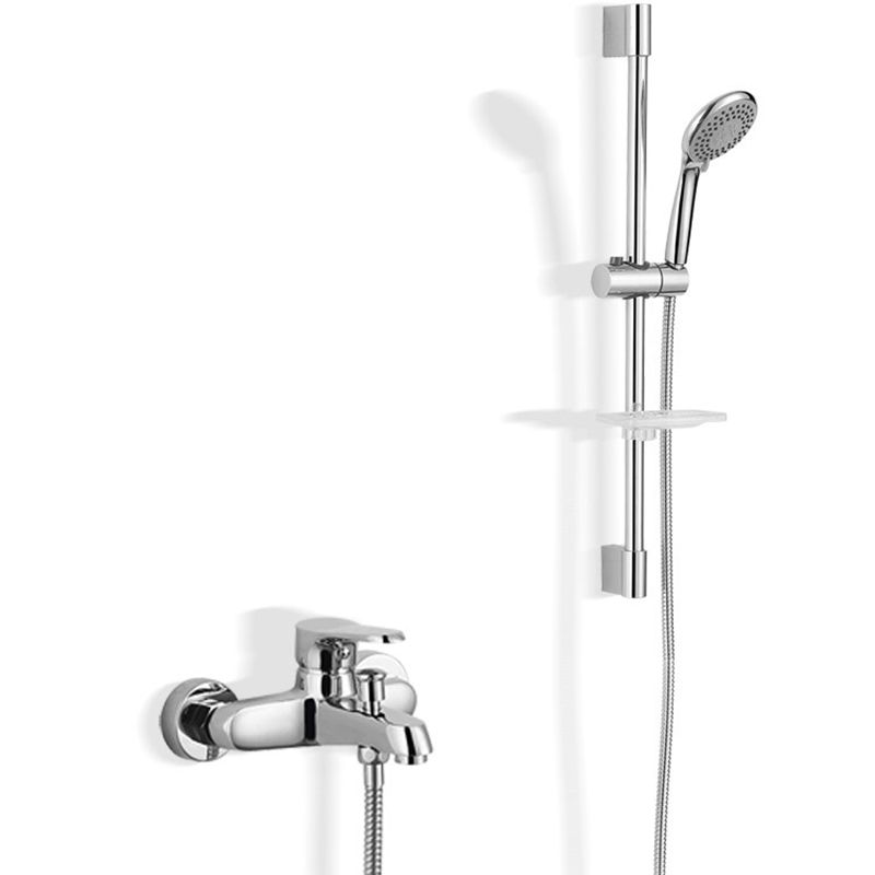 Bathroom Tub Spout Wall Mounted Hand Shower Fixed Bathtub Faucet